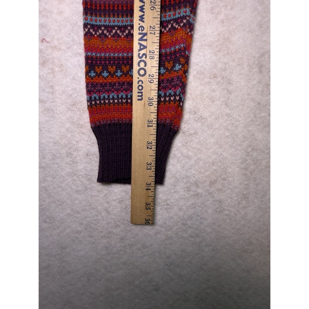 NWT Sugar & Bruno Chalet We Dance Youth Leggings YOS Pink Fair Isle Knit $70 - Picture 8 of 11